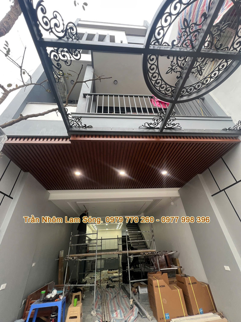 Trần nhôm lam sóng Vĩnh Phúc
