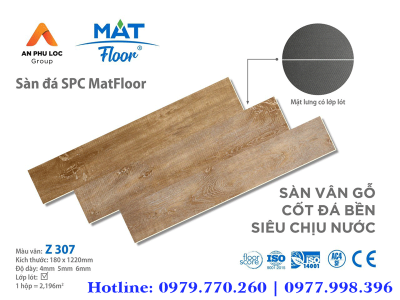 Sàn đá SPC Mat Floor Z307
