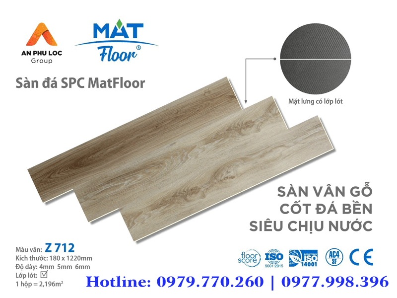 Sàn đá SPC Mat Floor Z712