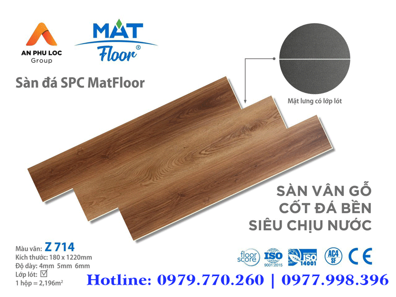 Sàn đá SPC Mat Floor Z714