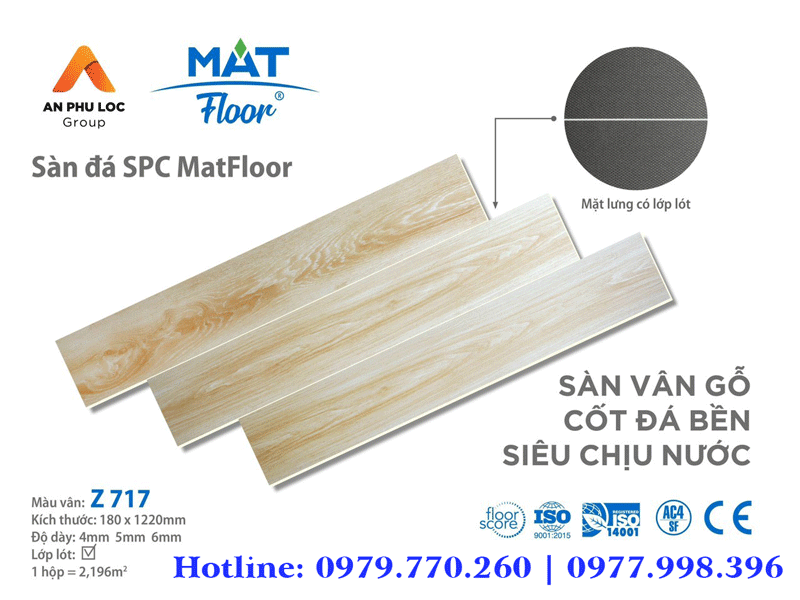 Sàn đá SPC Mat Floor Z717
