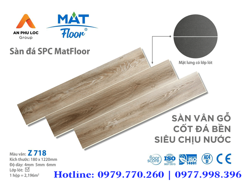 Sàn đá SPC Mat Floor Z718