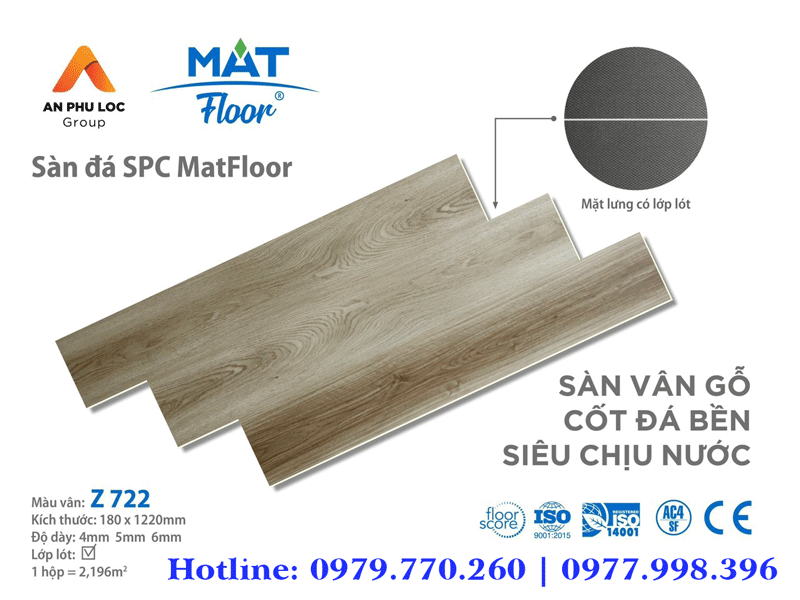 Sàn đá SPC Mat Floor Z722