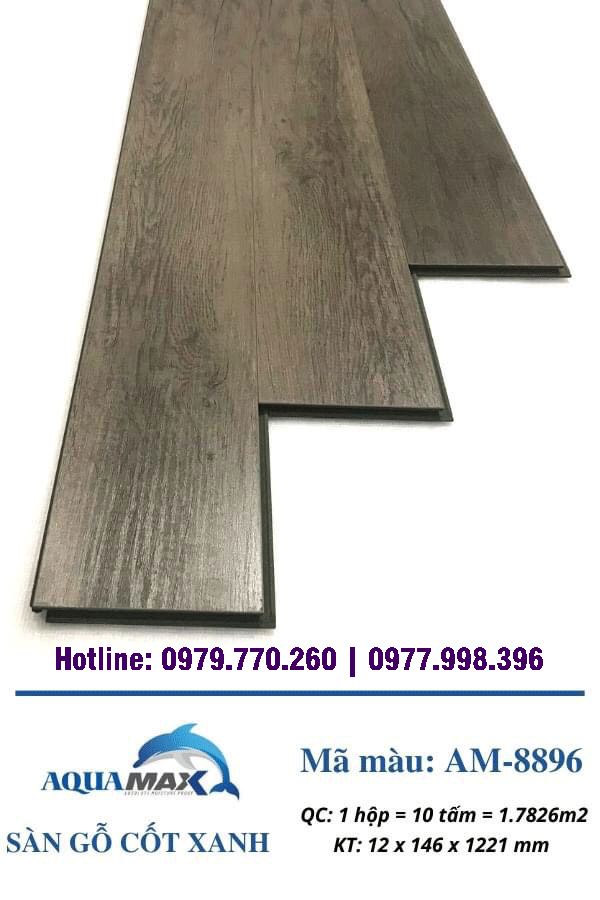 Sàn gỗ cốt xanh Aquamax AM 8896