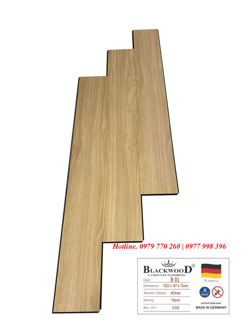 Sàn gỗ cốt đen lát thẳng Blackwood