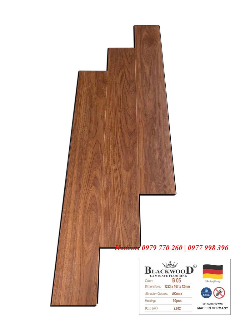 Sàn gỗ cốt đen lát thẳng Blackwood