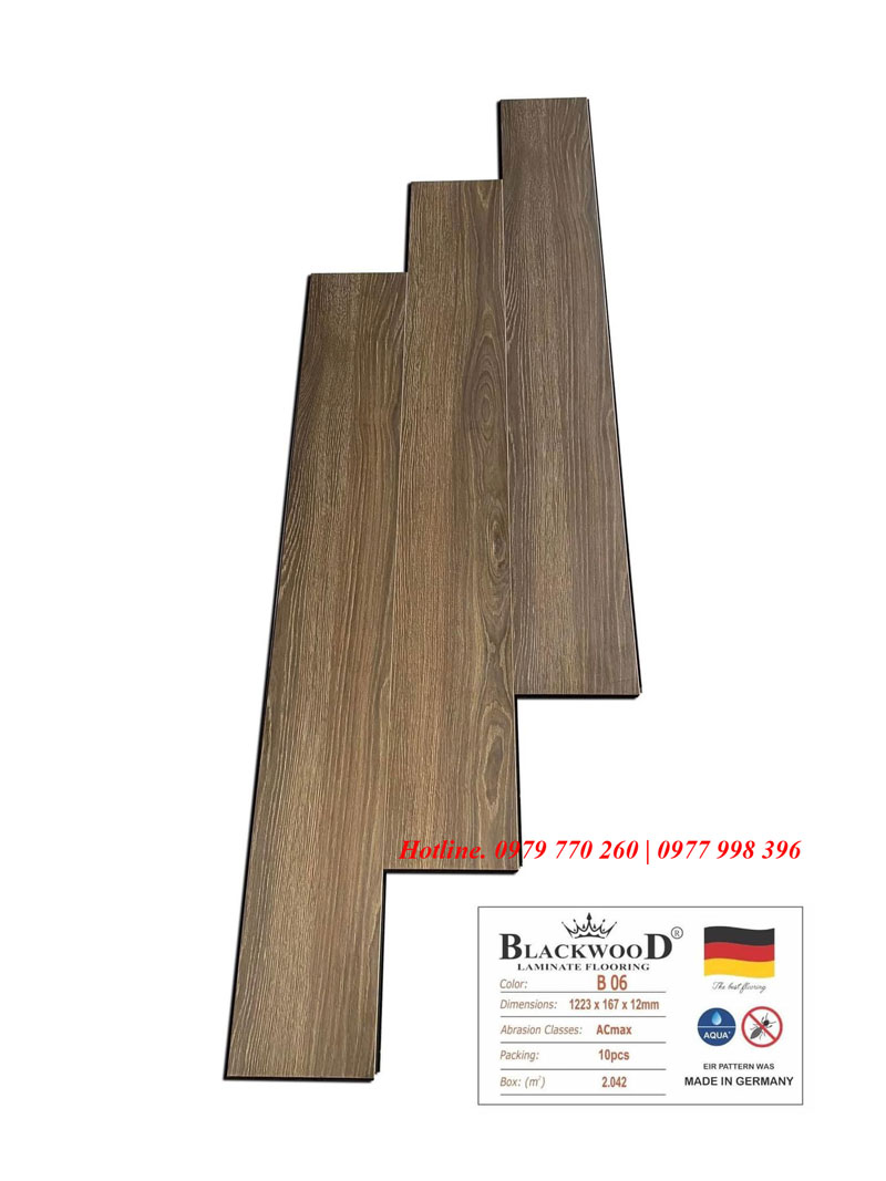 Sàn gỗ cốt đen lát thẳng Blackwood