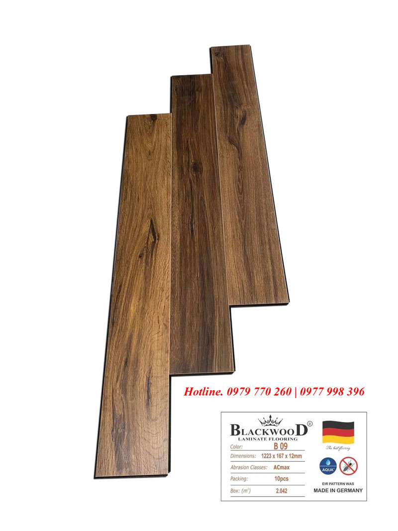 Sàn gỗ cốt đen lát thẳng Blackwood