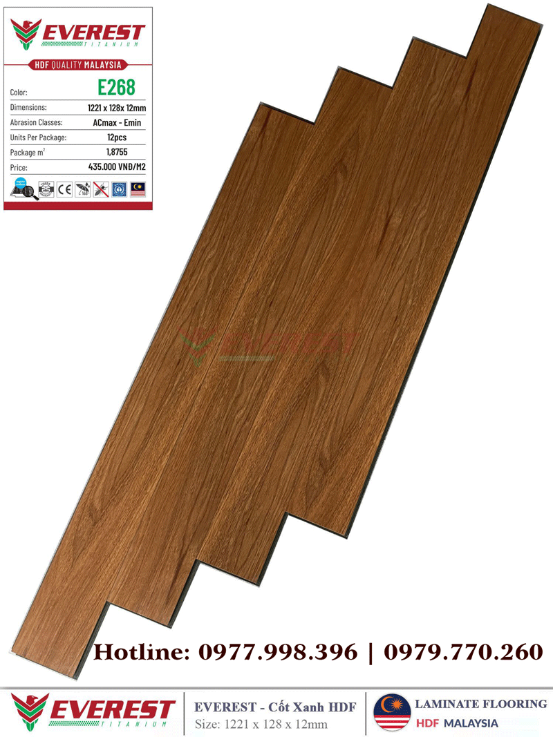 Sàn gỗ công nghiệp Everest