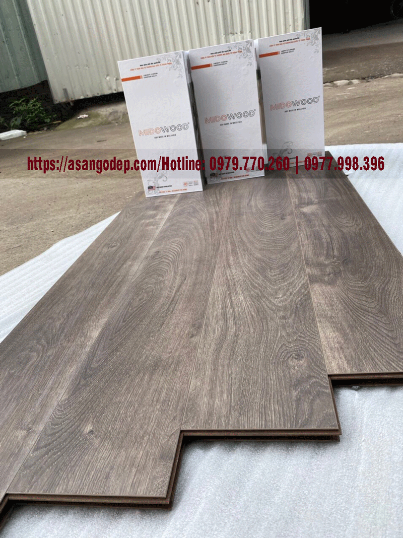 Sàn gỗ công nghiệp Mido Wood HDF Malaysia Sàn gỗ công nghiệp Mido Wood HDF Malaysia