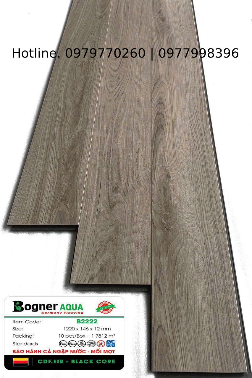 Sàn gỗ cốt đen Bogner Aqua B2222