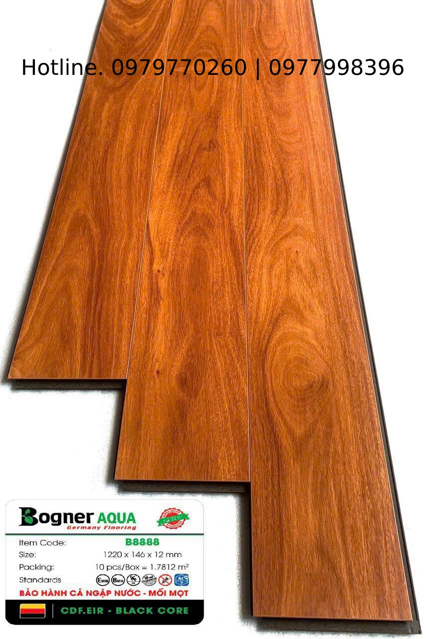 Sàn gỗ cốt đen Bogner Aqua B8888