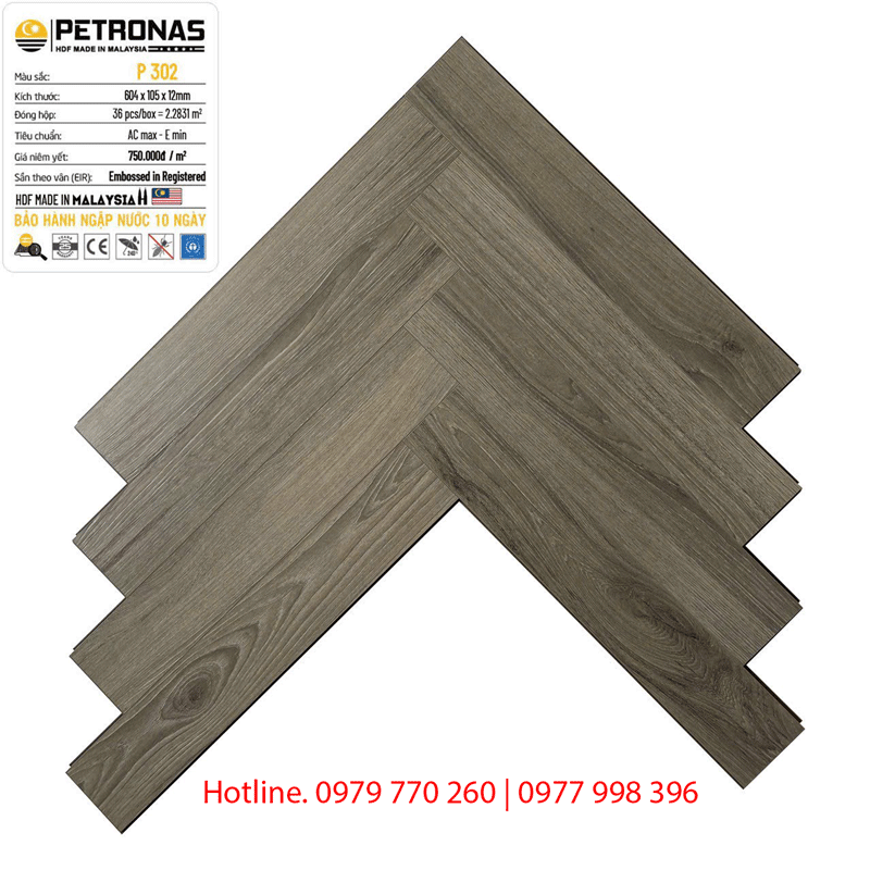 Tổng kho sàn gỗ xương cá Petronas