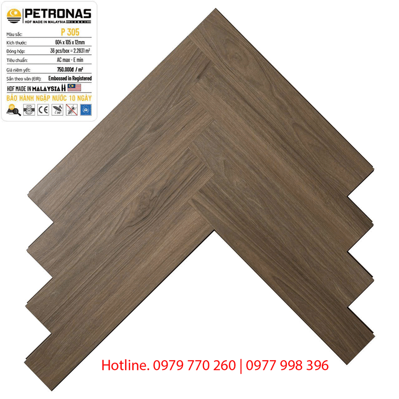 Tổng kho sàn gỗ xương cá Petronas