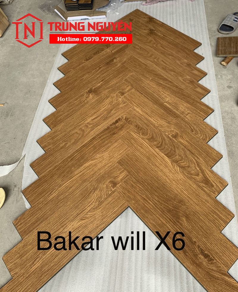 S&agrave;n gỗ xương c&aacute; Bakar Will X6