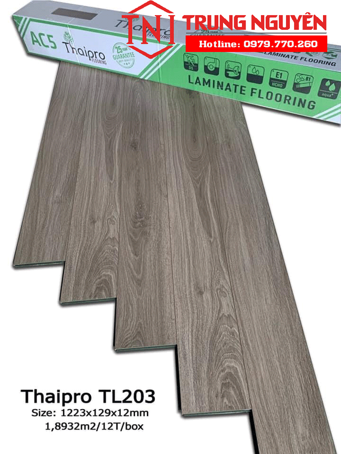 Sàn gỗ cốt xanh Thaipro 203