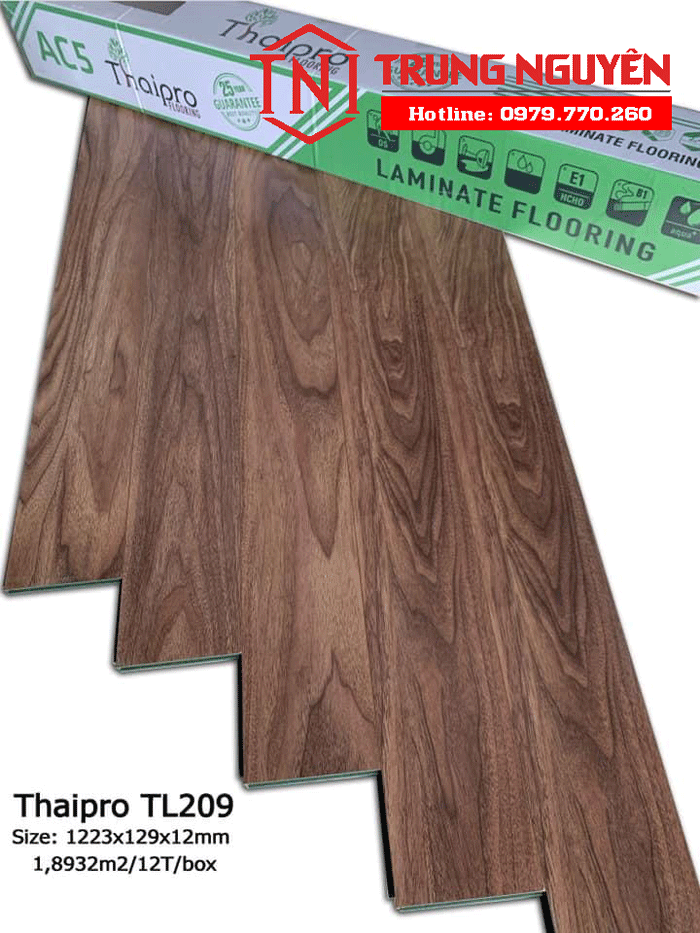 Sàn gỗ cốt xanh Thaipro 209