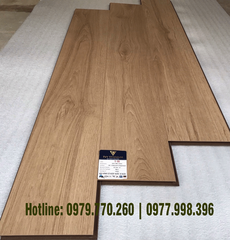 Sàn gỗ HDF Malaysia TVY Titanium