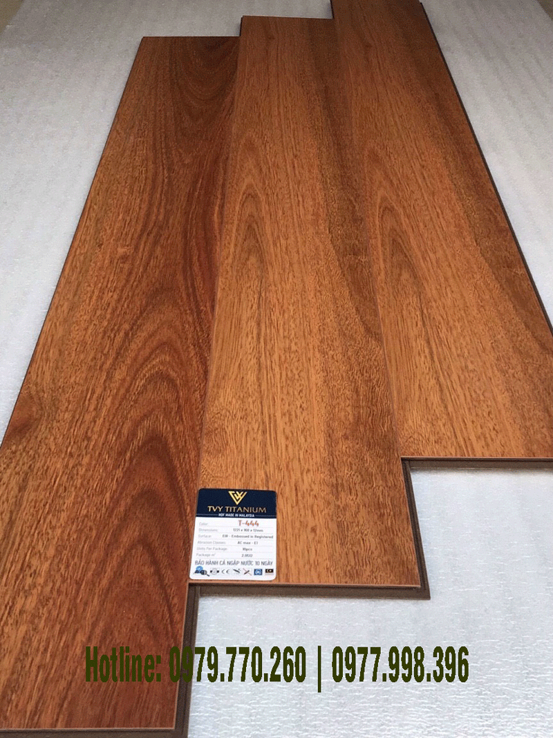 Sàn gỗ HDF Malaysia TVY Titanium