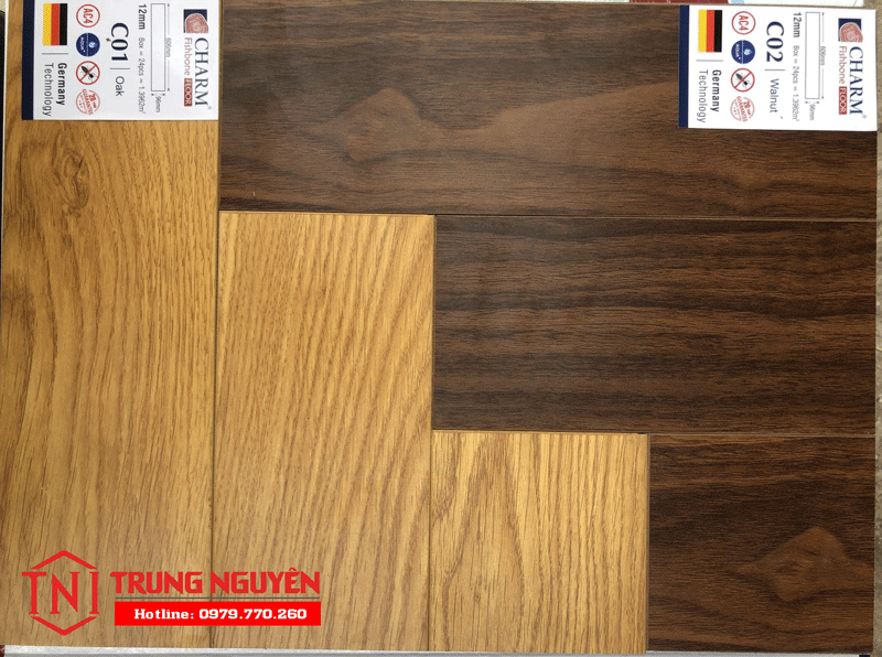 S&agrave;n gỗ xương c&aacute;c Charm Wood