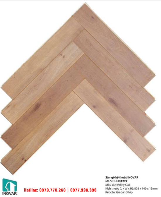 Sàn gỗ kỹ thuật inovar | Sàn gỗ xương cá malaysia