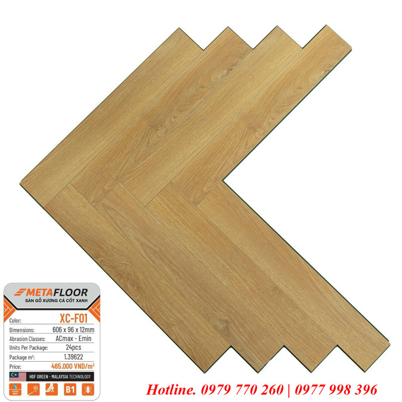 sàn gỗ xương cá Meta Floor