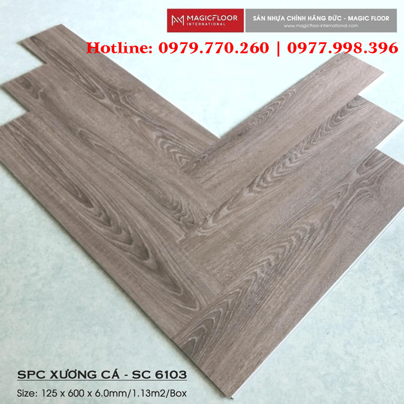 Sàn gỗ xương cá Magic Floor SC6103