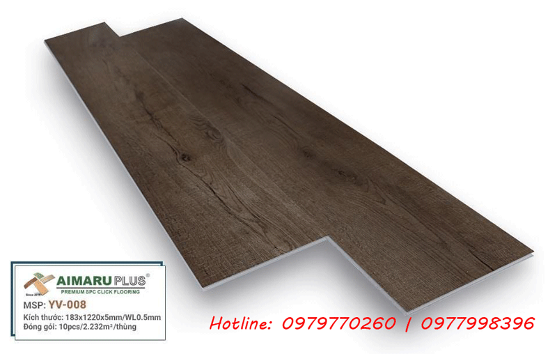 Sàn nhựa hèm khóa AimaruPlus YV-008