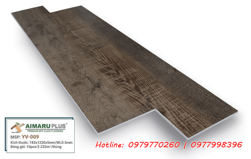 Sàn nhựa hèm khóa AimaruPlus YV-009