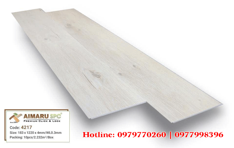 Sàn nhựa hèm khóa Aimaru SPC 4217