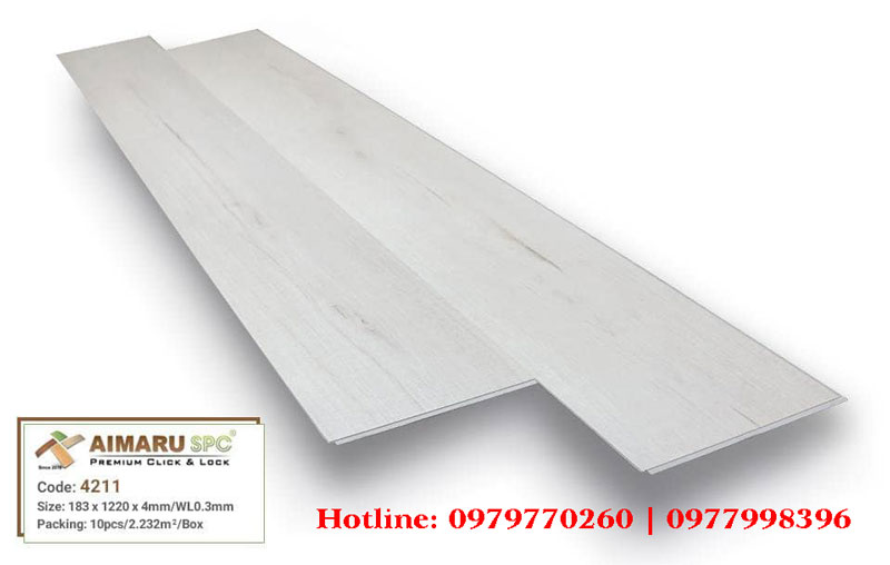 Sàn nhựa hèm khóa Aimaru SPC 4211