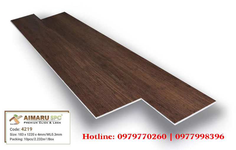 Sàn nhựa hèm khóa Aimaru SPC 4219