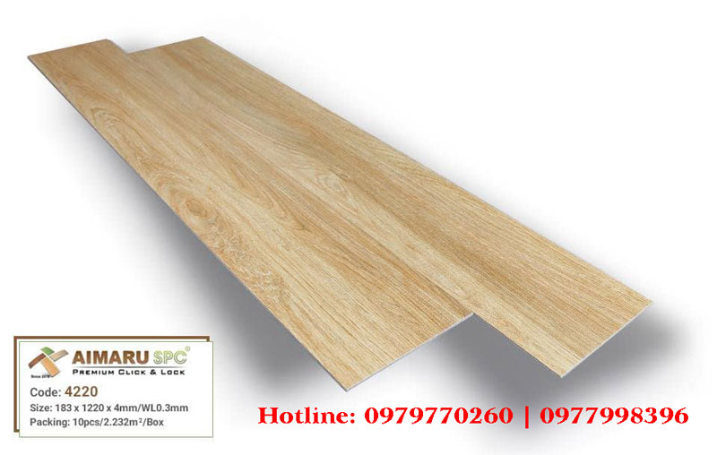 Sàn nhựa hèm khóa Aimaru SPC 4220
