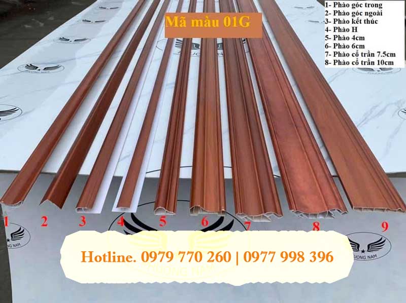 Phào nẹp tấm ốp Nano