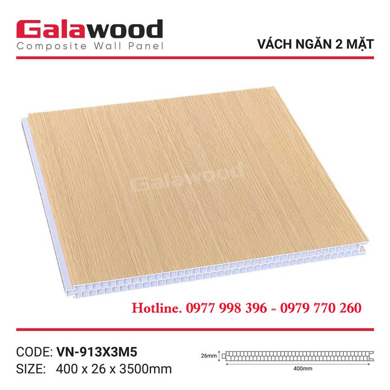 Vách ngăn 2 mặt nhựa Nano cao cấp