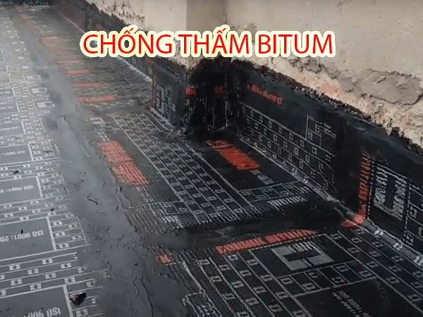Chống thấm Bitum sư dụng phương pháp khò nóng