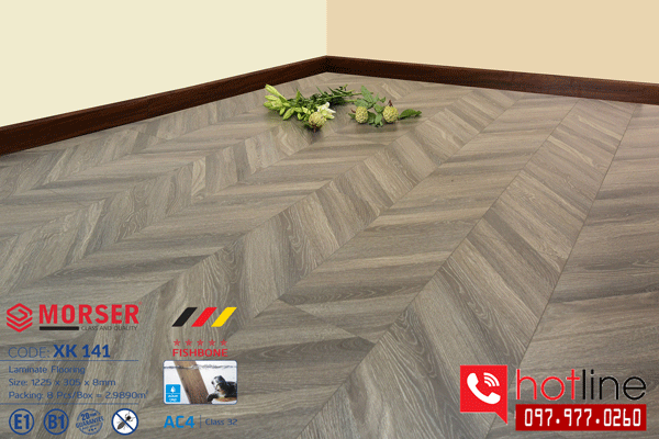 S&agrave;n gỗ xương c&aacute; morser XK 141