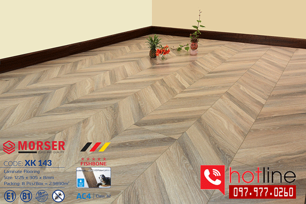 S&agrave;n gỗ xương c&aacute; morser XK 143