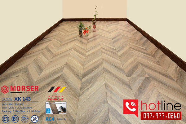 S&agrave;n gỗ xương c&aacute; morser XK 143