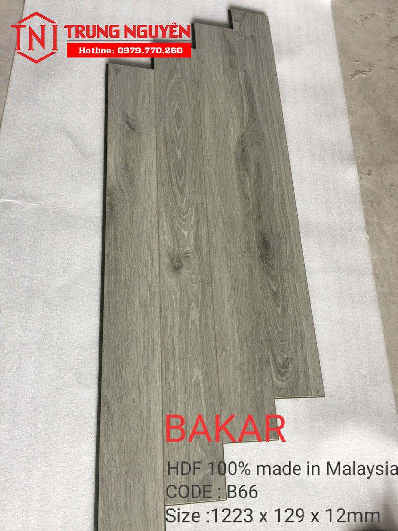 Sàn gỗ cốt xanh Bakar HDF malaysia AC5 Sàn gỗ cốt xanh Bakar HDF malaysia AC5