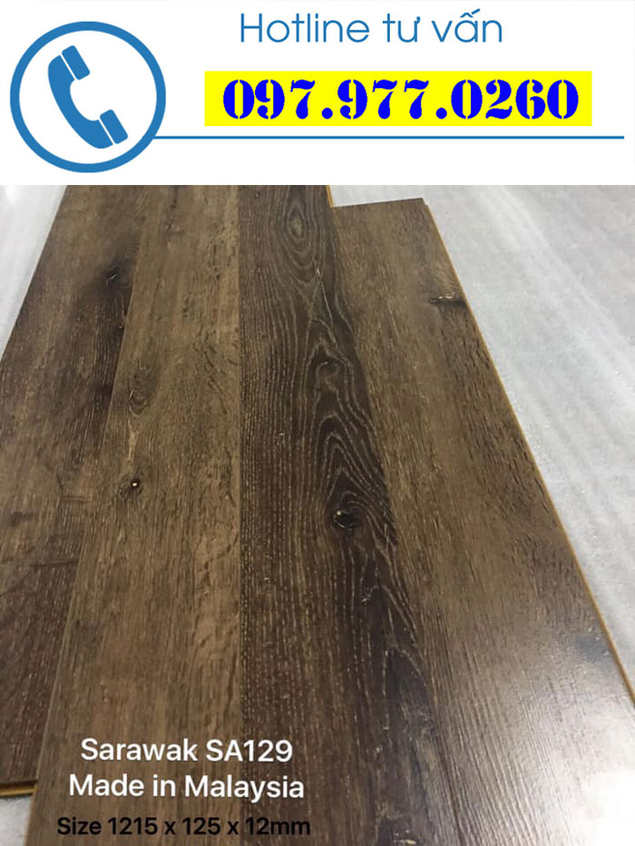 Sàn gỗ công nghiệp Sarawak SA 129 12mm