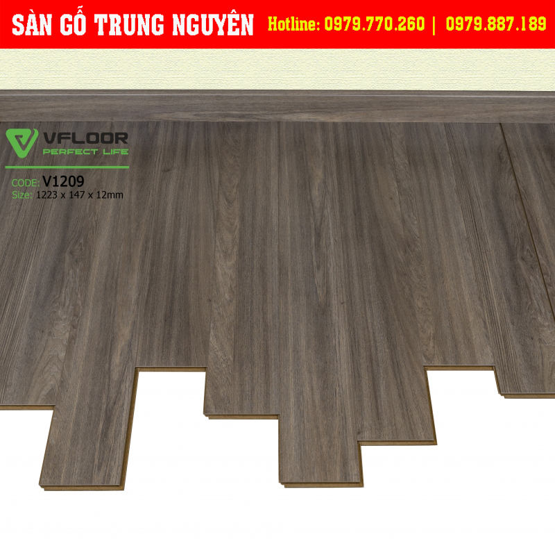 Giá sàn gỗ VFloor cao cấp V1209