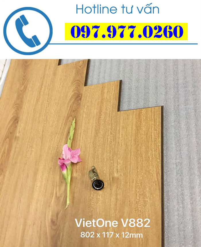 Sàn gỗ Việt One V882 12mm
